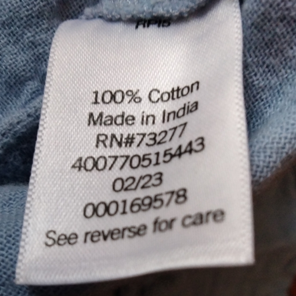 SO Light Blue Ruffled Top - Picture 6 of 6